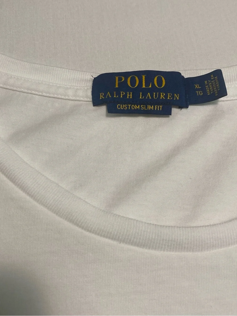 Polo Ralph Lauren Athletic Department Crew Neck Shirt Men XL SLIM Preppy Church